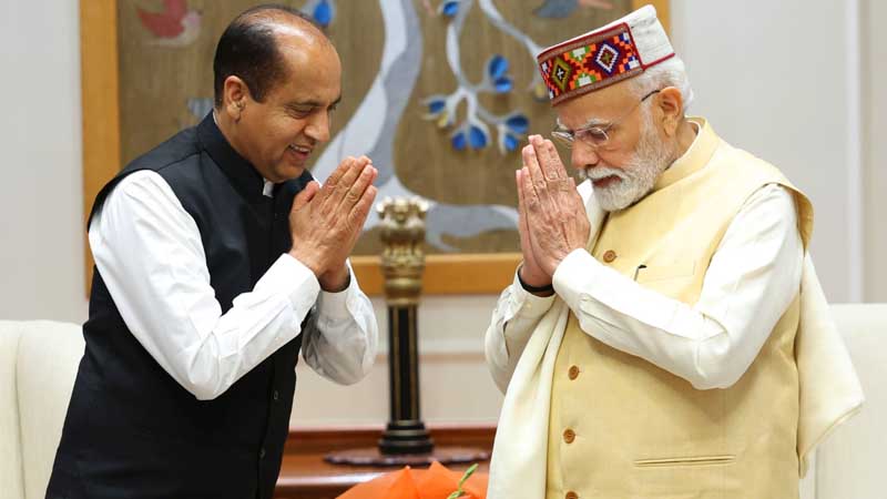 पीएम मोदी से मिले जयराम ठाकुर, हिमाचल प्रदेश से जुड़े मुद्दे पर चर्चा